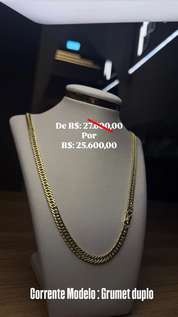 Corrente de ouro 18k 