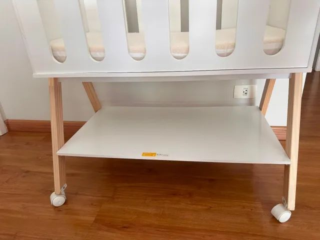 Mini Berço 3 em 1 com colchão  - Foto 5