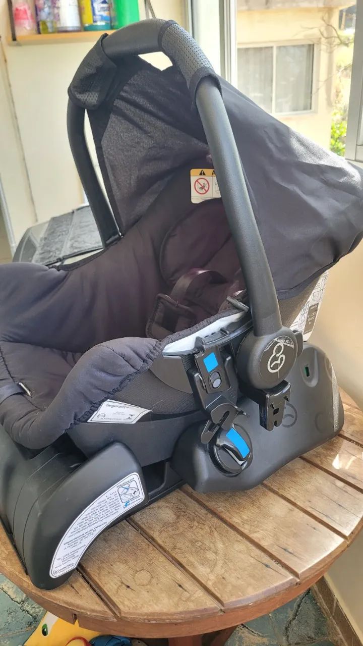 Carrinho e bebê conforto com base Galzerano Olympus - Foto 4
