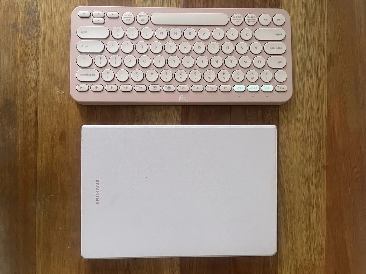 Samsung Galaxy Tab S6 Lite com Teclado Logitech K250 - Foto 5