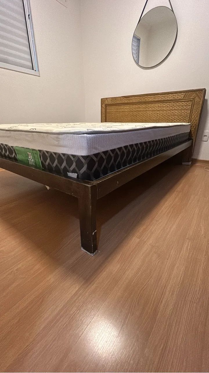? CAMA VIÚVA + COLCHÃO DE MOLAS ENSACADAS - Foto 4