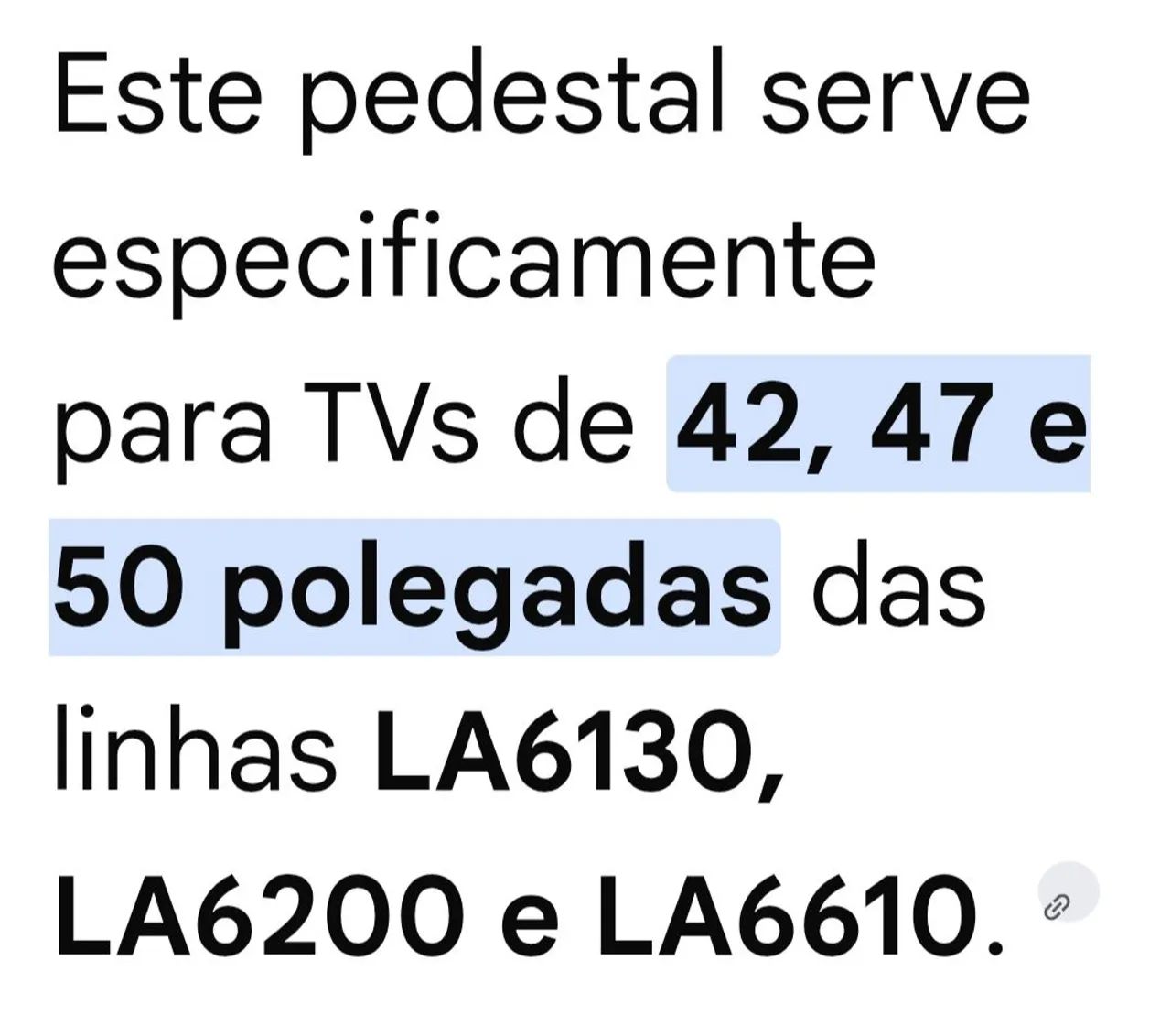 Base suporte TV LG 42,47,50 polegadas  - Foto 5