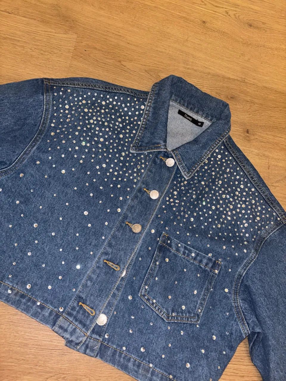 Jaqueta jeans feminina zara  - Foto 2