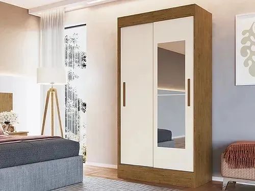 Guarda Roupa com Espelho VR - Novo na Caixa Entrega e Monta