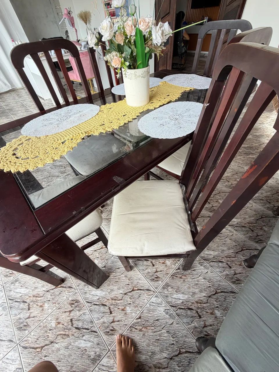 Mesa de 6 cadeiras