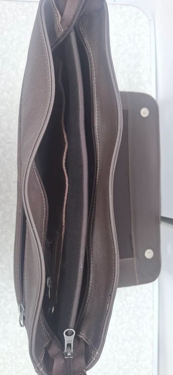 Bolsa (Pasta) (Couro legítimo) - Foto 3