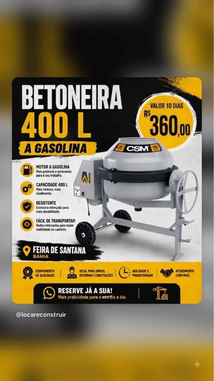 Locação de equipamento para construção - Foto 3