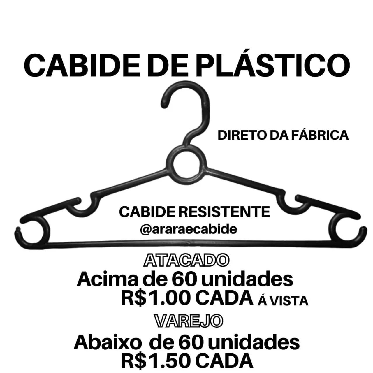 Cabide de plástico, pacote de cabide, cabide reforçada Entrego 