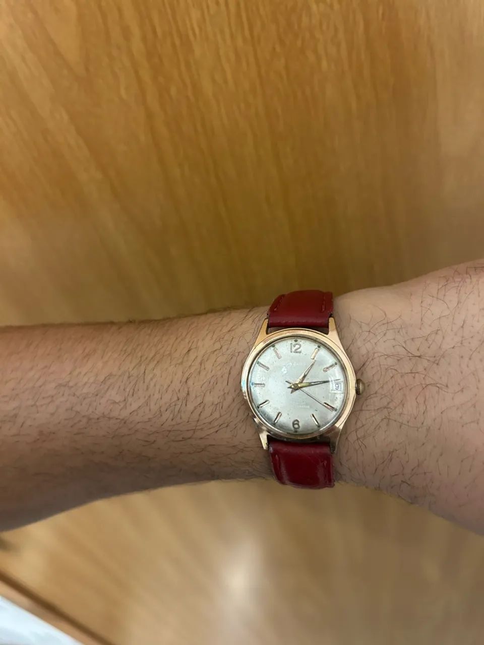 Relógio Optima Suiço 1950