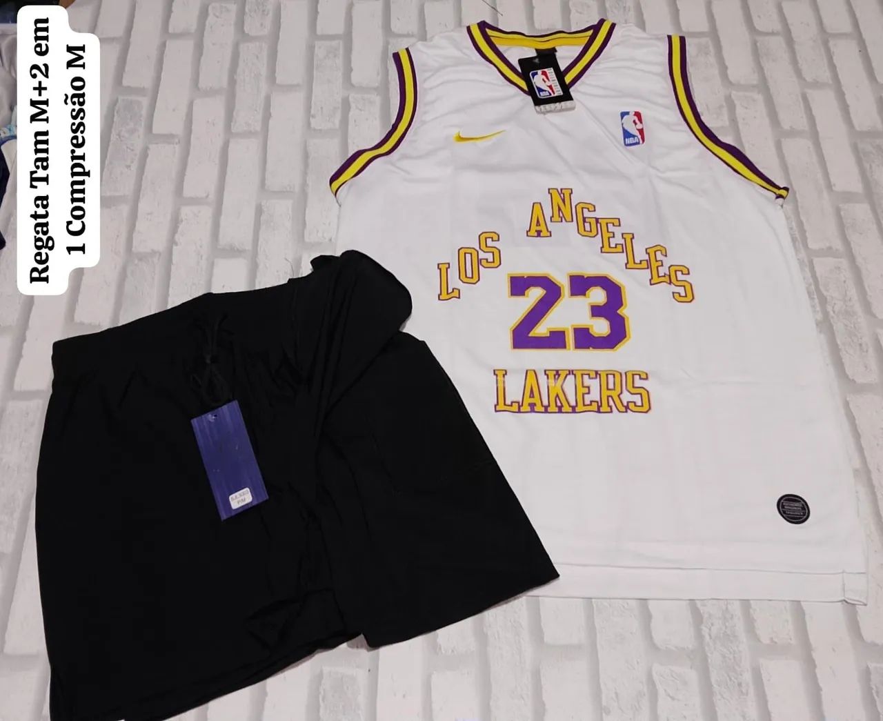 short compreensão e regata basqueteira - Foto 3