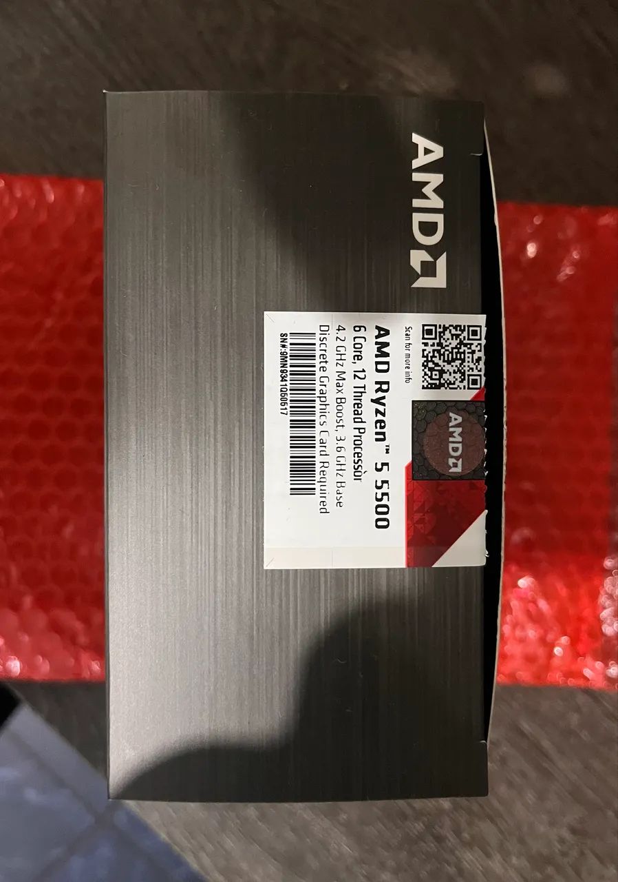 PROCESSADOR RYZEN 5 5500 NOVO!! - Foto 4