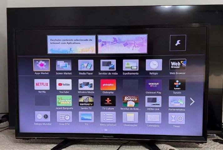 SMART TV panasonic 32'' - em perfeita condição