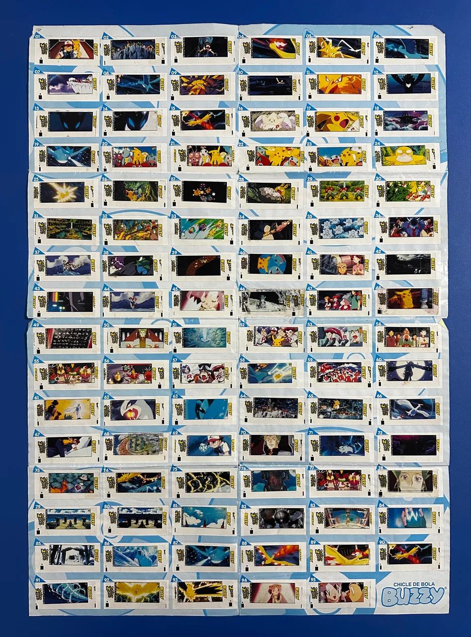 Tazo e Figurinha Álbum Pokémon Buzzy 2000 Completo