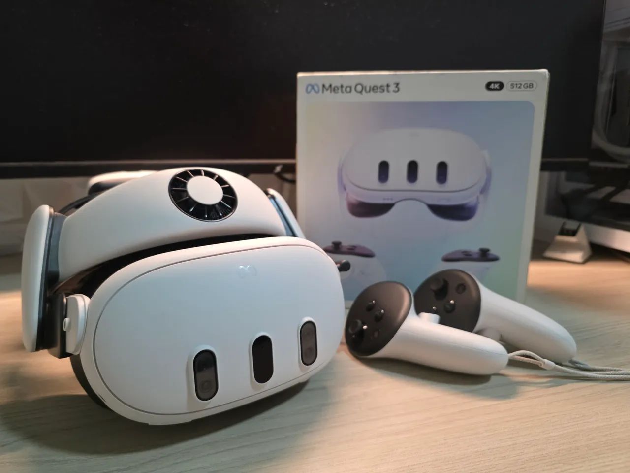 Meta Quest 3 512GB 4K + BOBOVR S3 PRO - Peças e Acessórios de