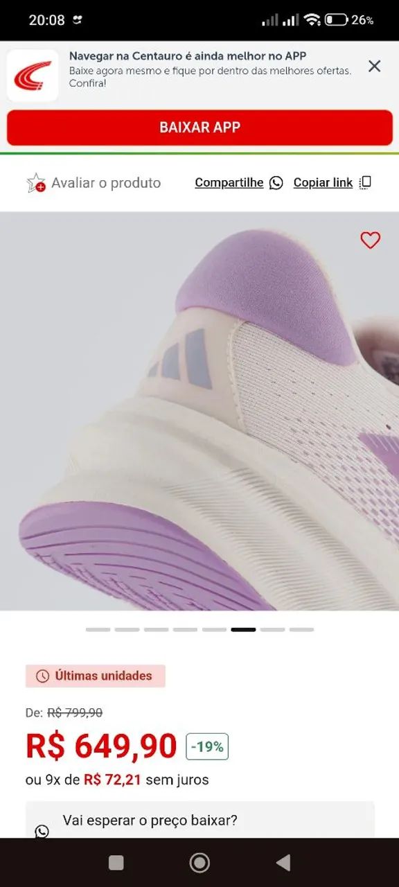Tênis adidas original  - Foto 5