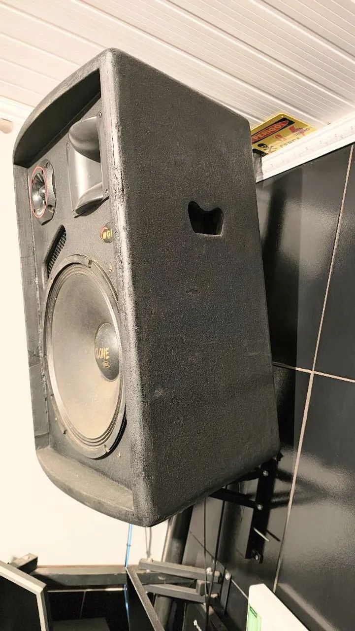 Par caixa de som passiva WGK alto falante 15 polegadas profissionais e Igrejas - Foto 5
