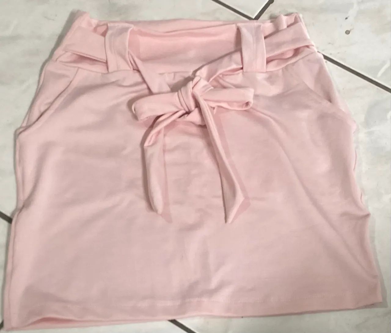 Saia lycra com cos e bolso - TAM M