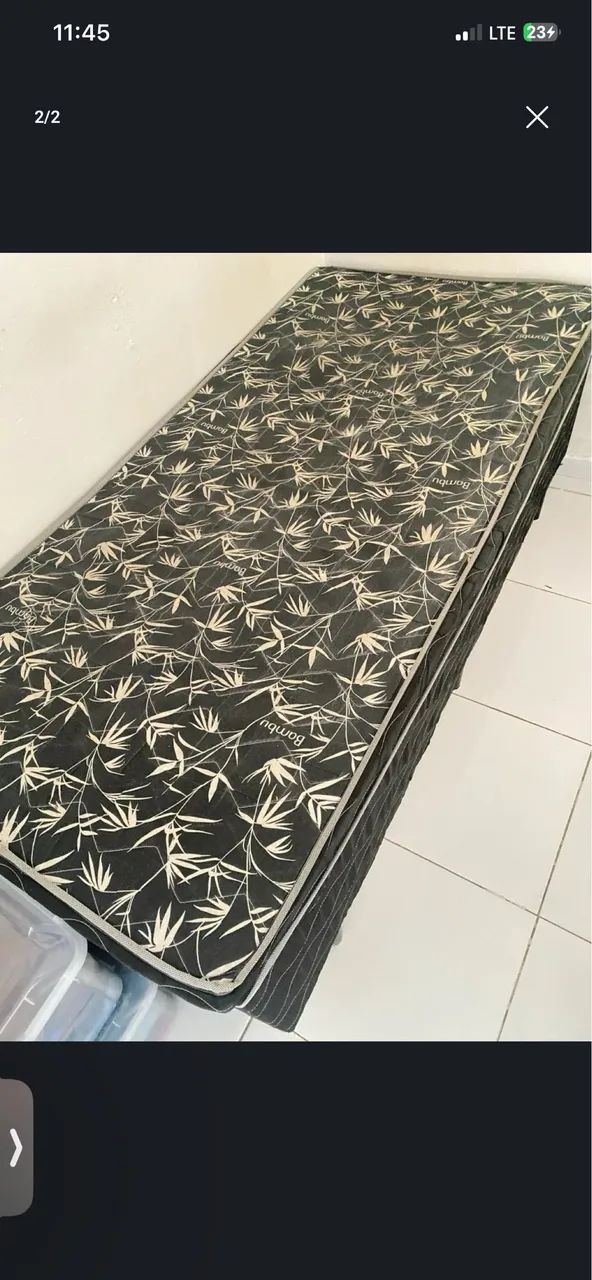 Cama box solteiro 