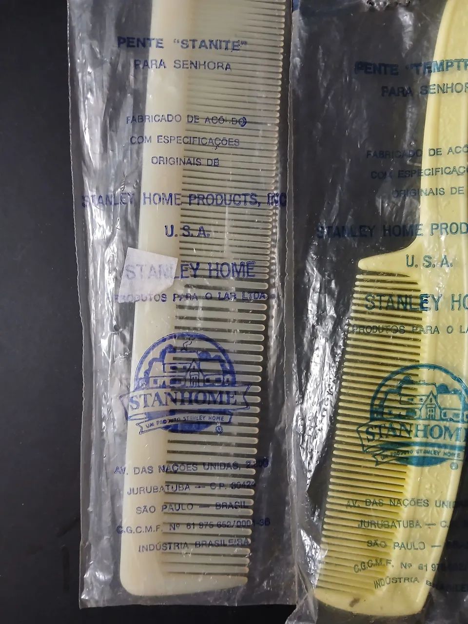 Rara e antigo pente para cabelo da marca Stanley home anos 70 LACRADA  - Foto 2