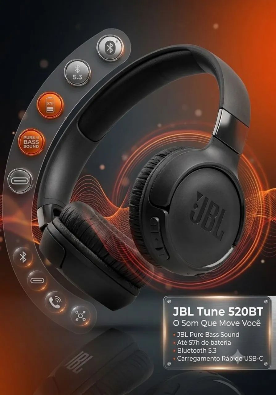 Fone JBL 520