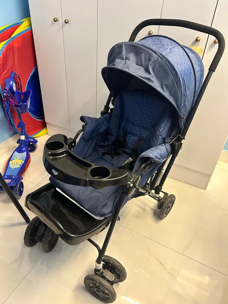 Carrinho de bebê + bebê conforto  - Foto 4