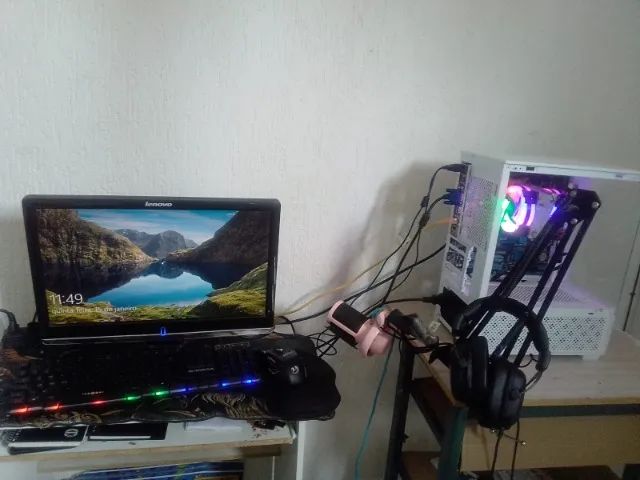 PC GAMER COMPLETO + MONITOR + TECLADO E MOUSE - Foto 2