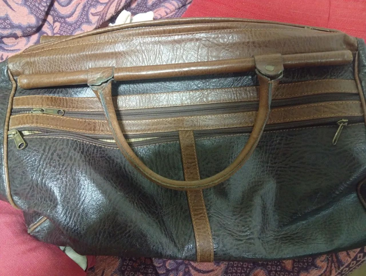 Bolsa de viagem couro  - Foto 2