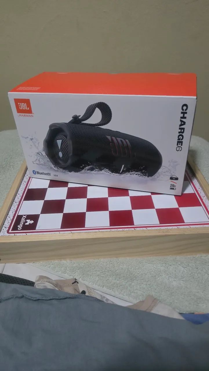 .caixa de som JBL charge 6 preta original 