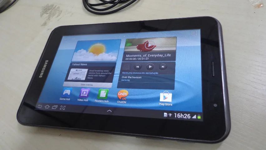 Tablet Samsung Galaxy Tab 2 P3100 Funcinando + Cabo Usb (Usado)