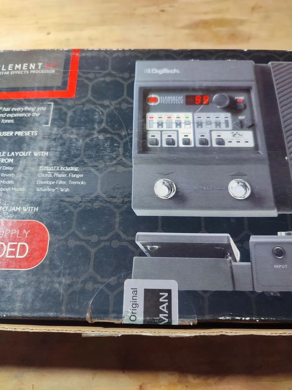 Pedaleira Digitech Element XP com caixa  - Foto 4