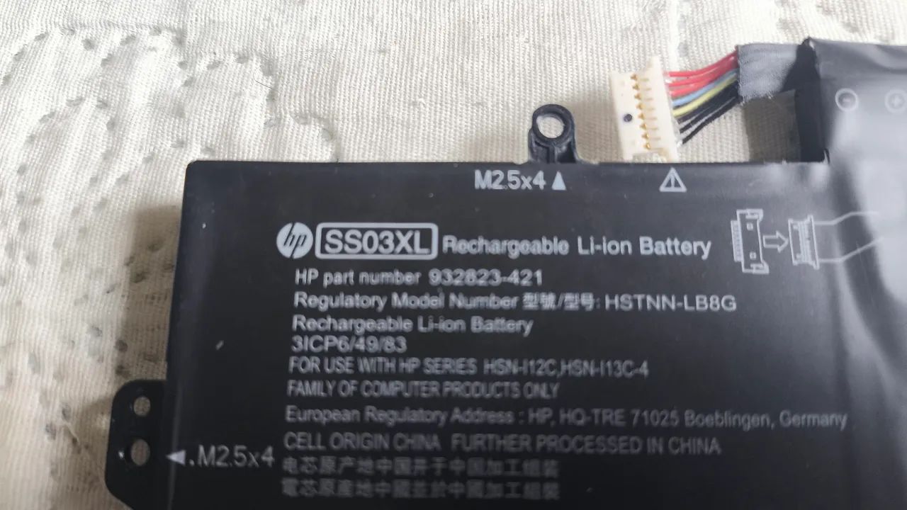 Bateria para notebook HP, modelo SS03XL