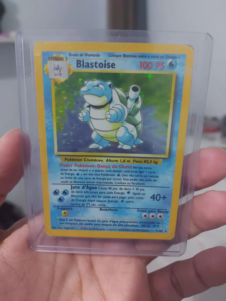 Carta Blastoise Base Set - Pokémon 