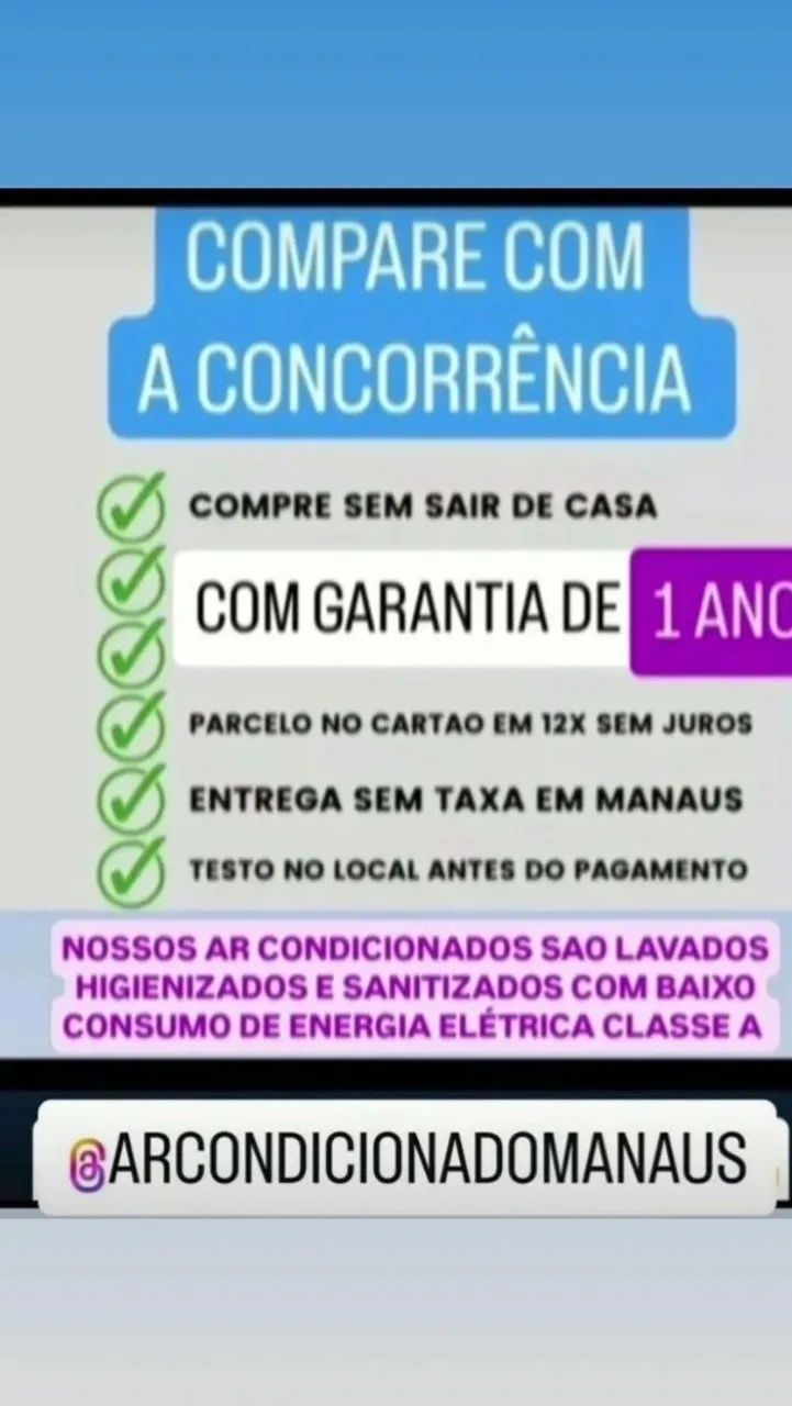 Ar condicionado Caixa Entrega gratuita hoje sabado - Foto 3