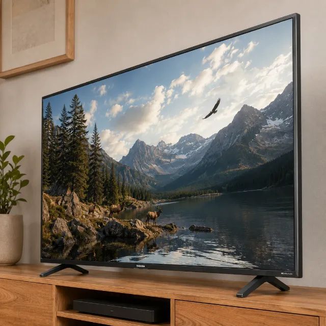 Smart TV Toshiba 50" 4K DLED VIDAA Nova Lacrada - Foto 2