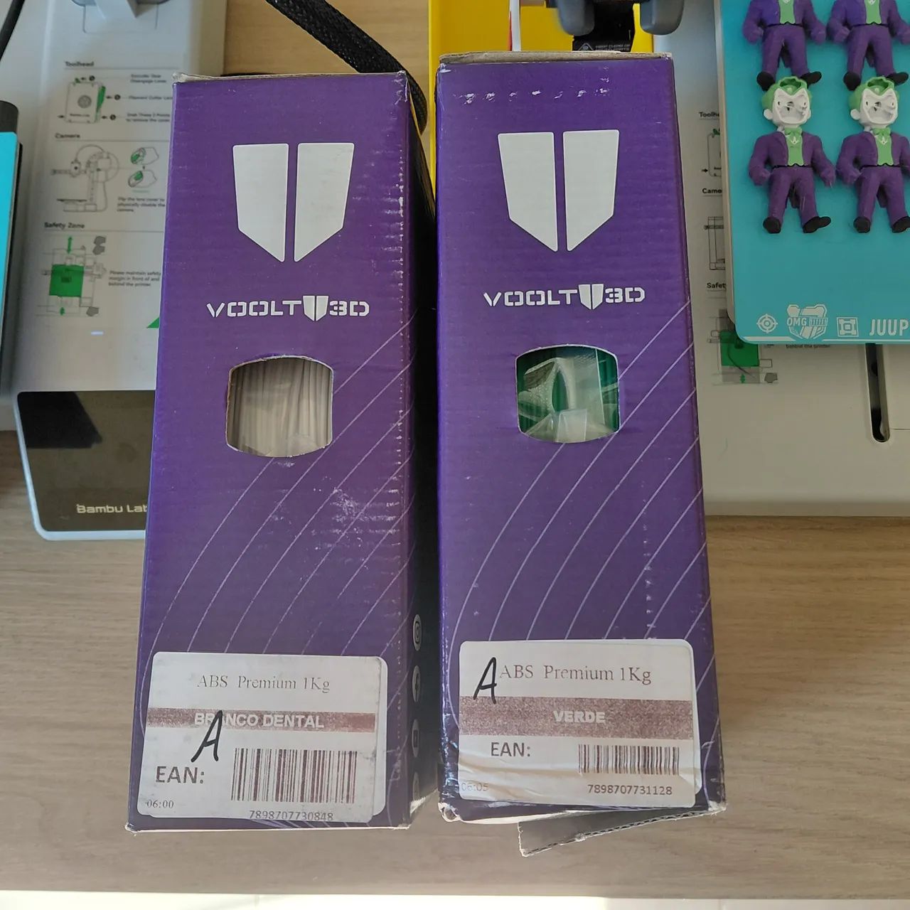 2 Filamentos ABS Volt 3d 