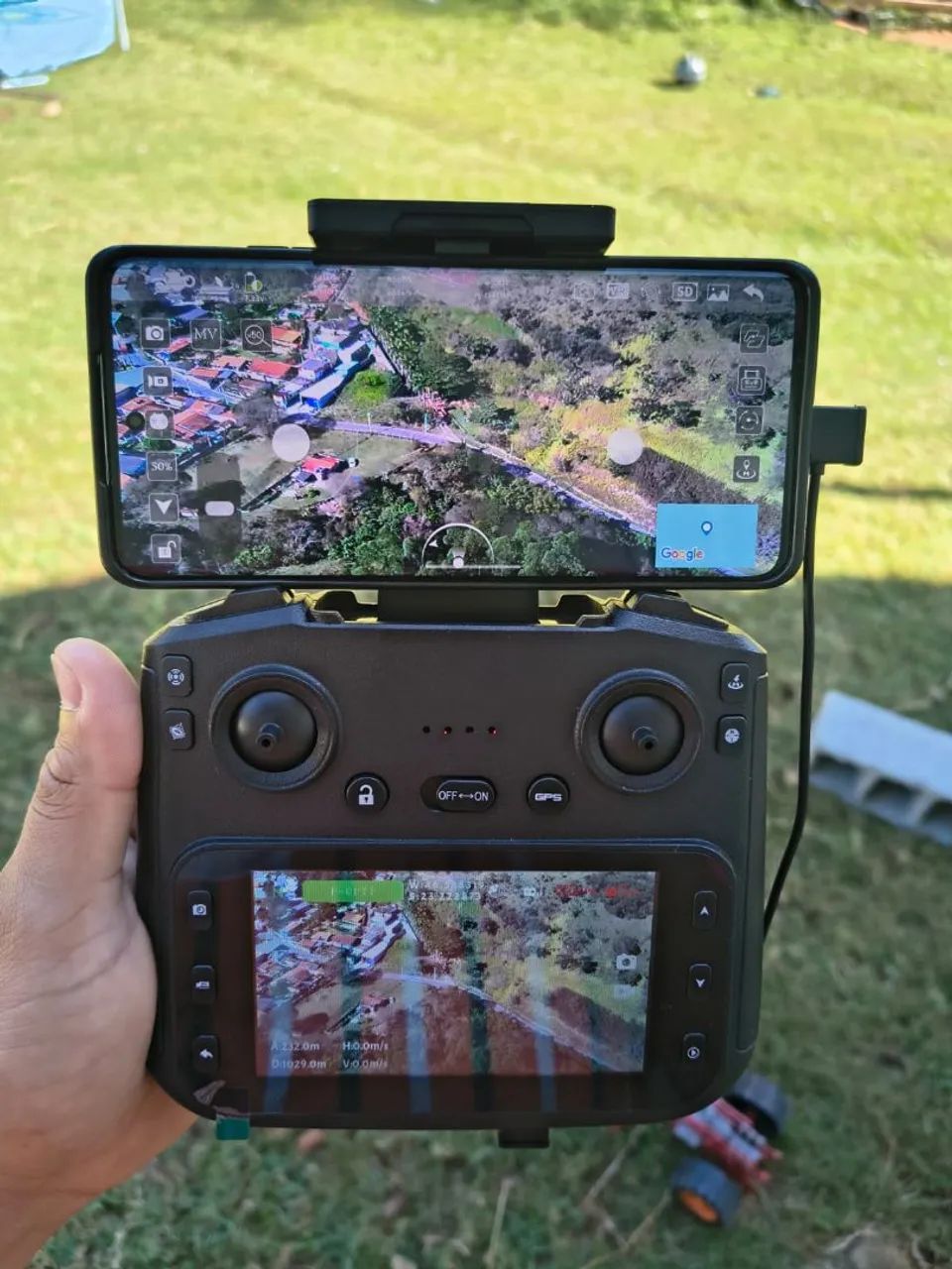Drone sx1 max, completo,caixa bag e todos os cabos com hélices reservas 