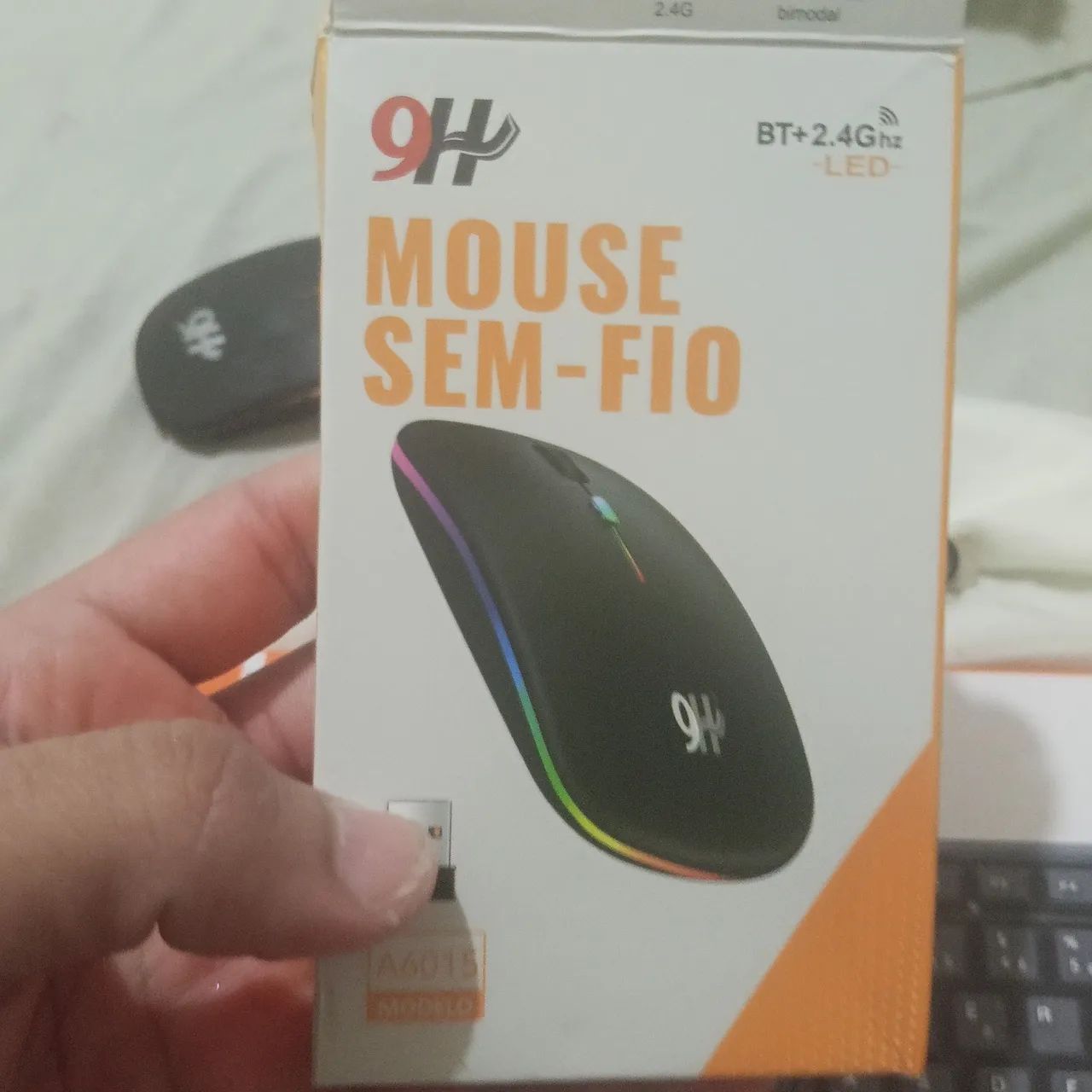 Kit teclado com fio e mouse sem fio  - Foto 4