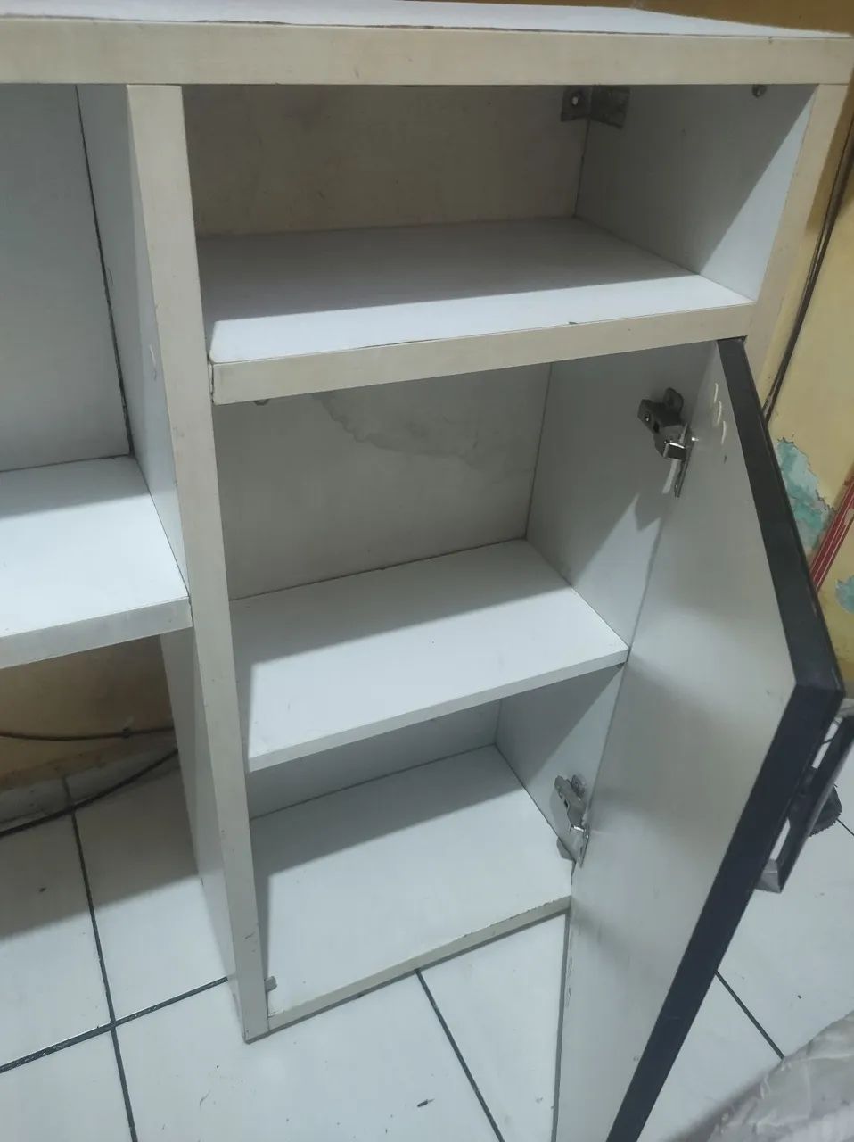 Rack para TV / Escrivaninha Multifuncional com Nichos e Armário - Foto 3
