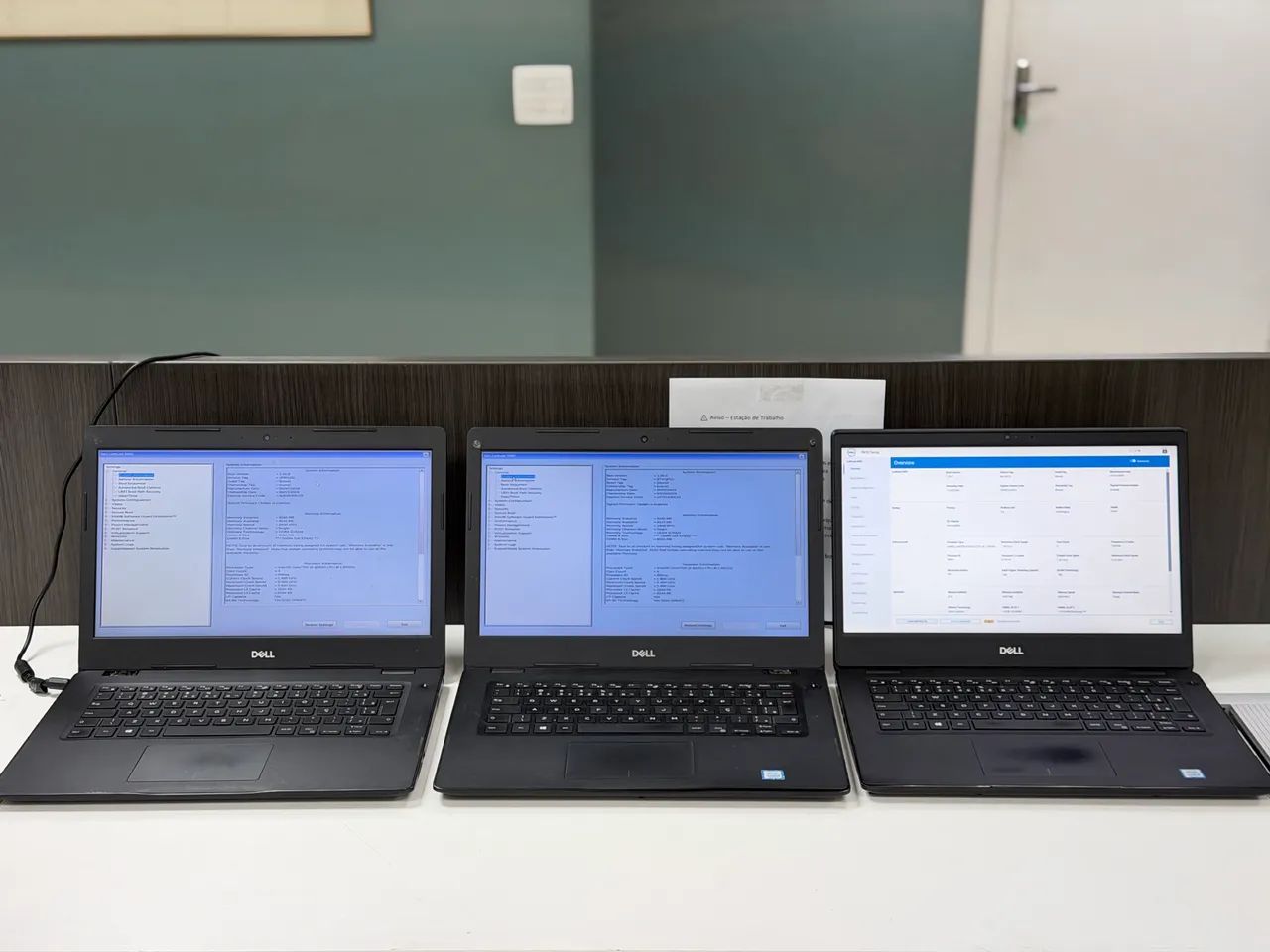 Kit Imperdível | 3 Notebooks Dell i5 8ªth / 8Gb RAM DDR4 / 120GB SSD
