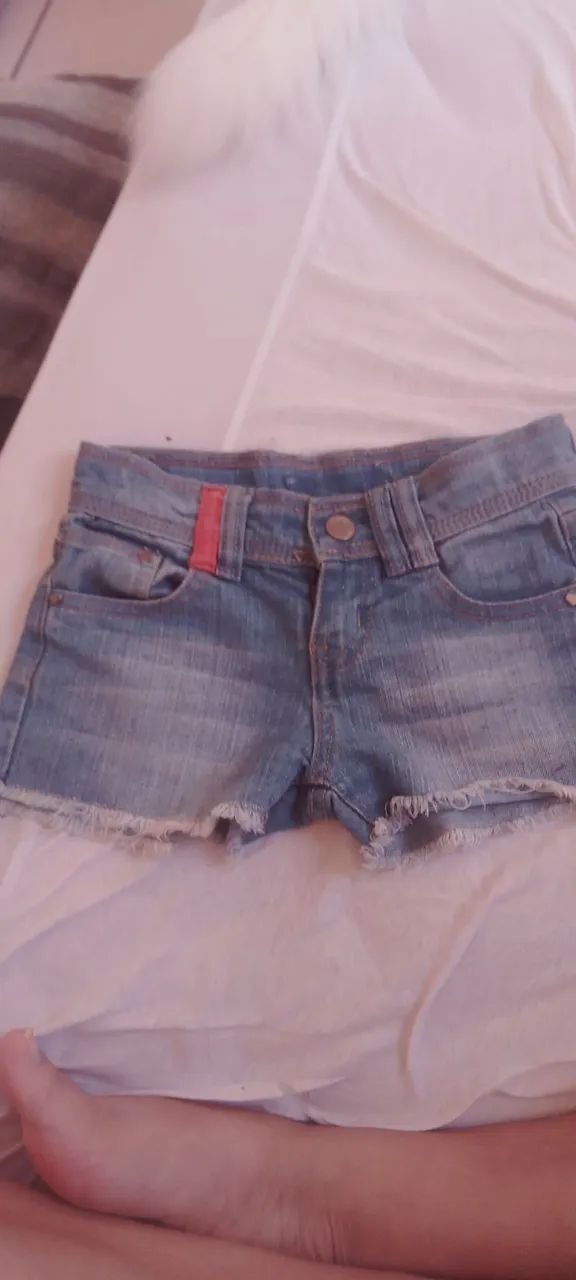 Shorts jeans menina