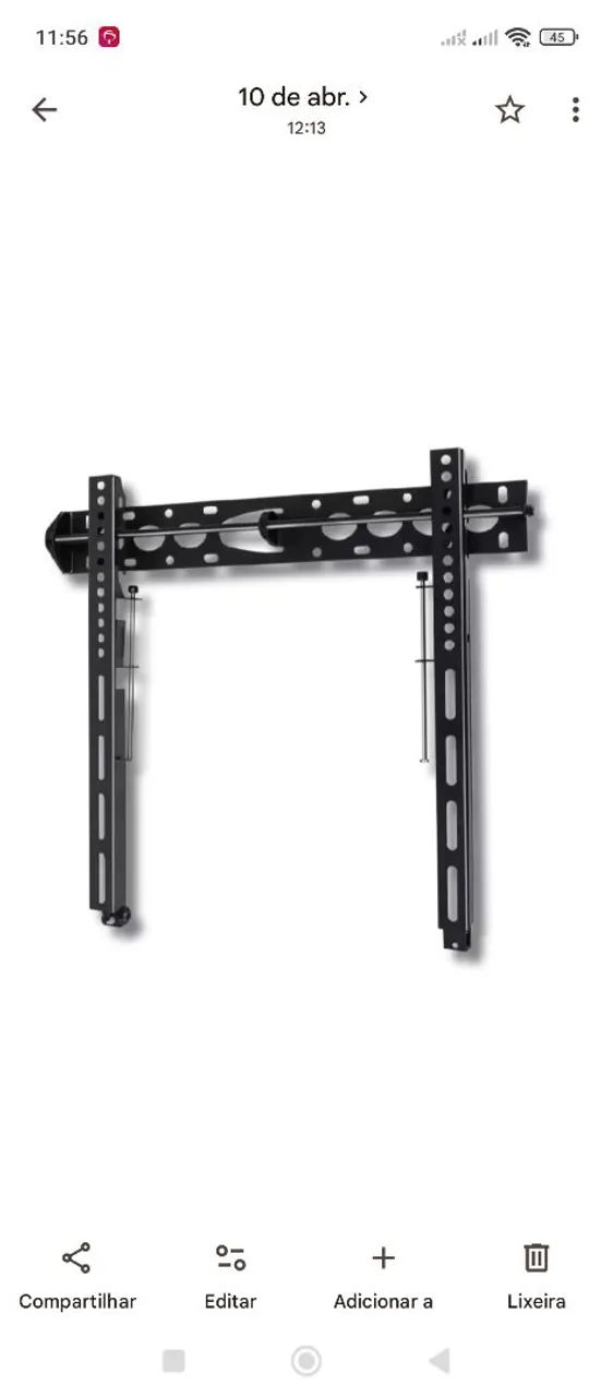SUPORTE PARA TV MODELO PAINEL E PAREDE DE 32 A 75 POLEGADAS 