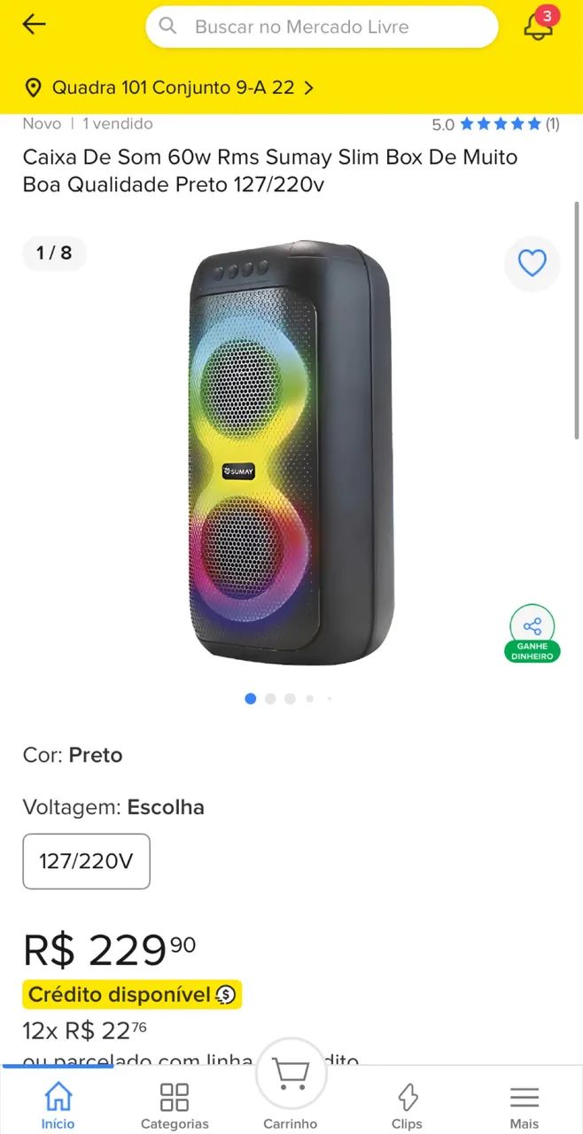 Caixa de som 60w Rms Sumay - Foto 6