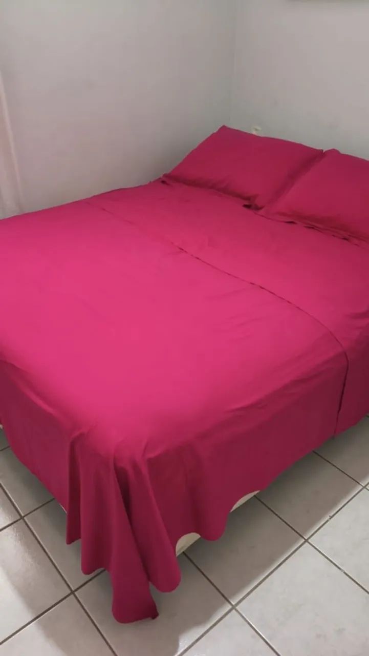 Cama Queen colchão + box  - Foto 2