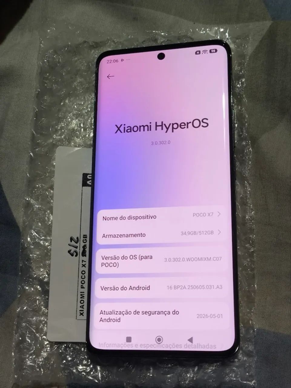 Xiaomi poco X7 512gb 18 ram  - Foto 4