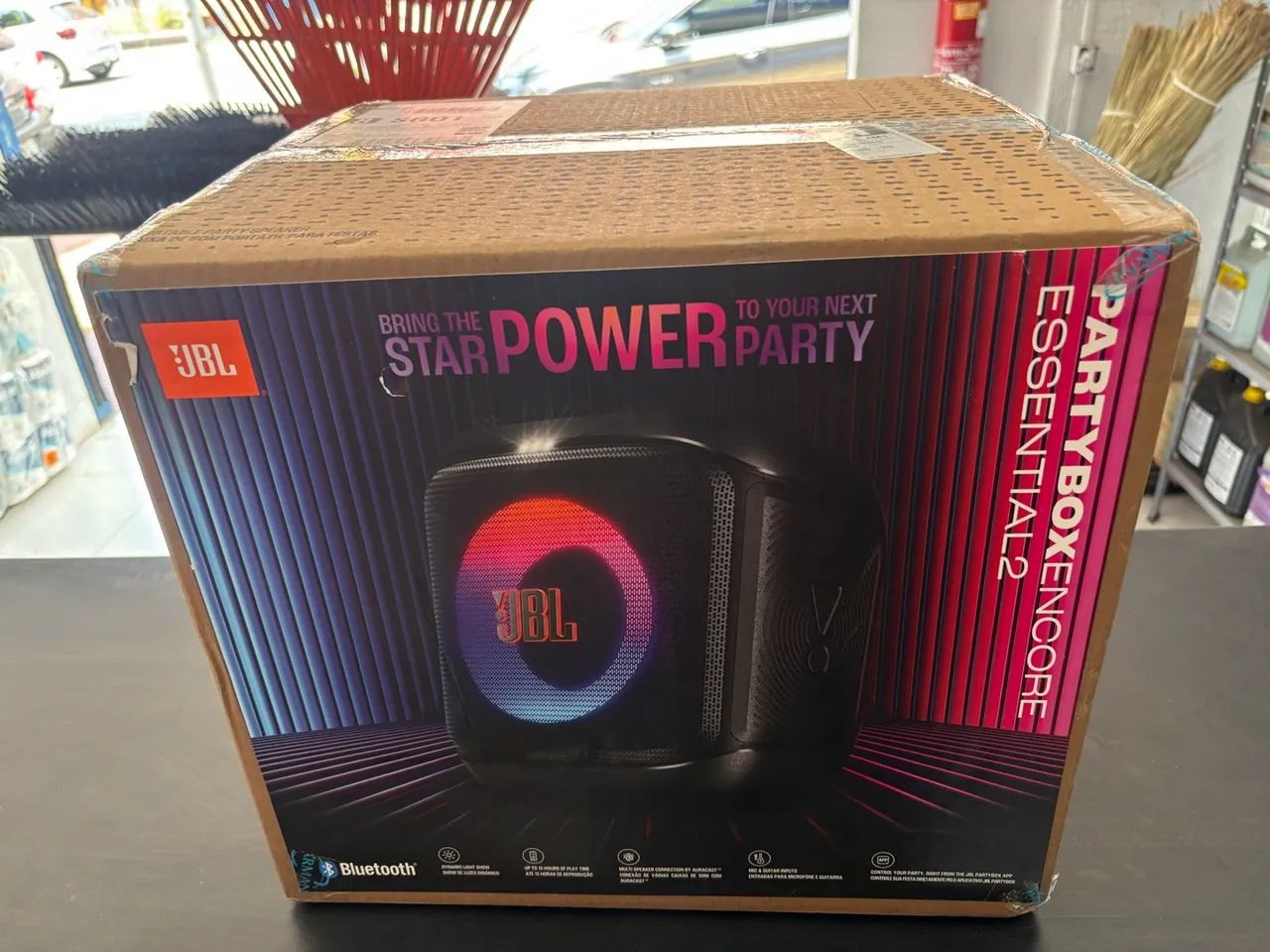 JBL PARTYBOX ENCORE ESSENTIAL 2 - LACRADA, NOTA E GARANTIA . - Foto 3