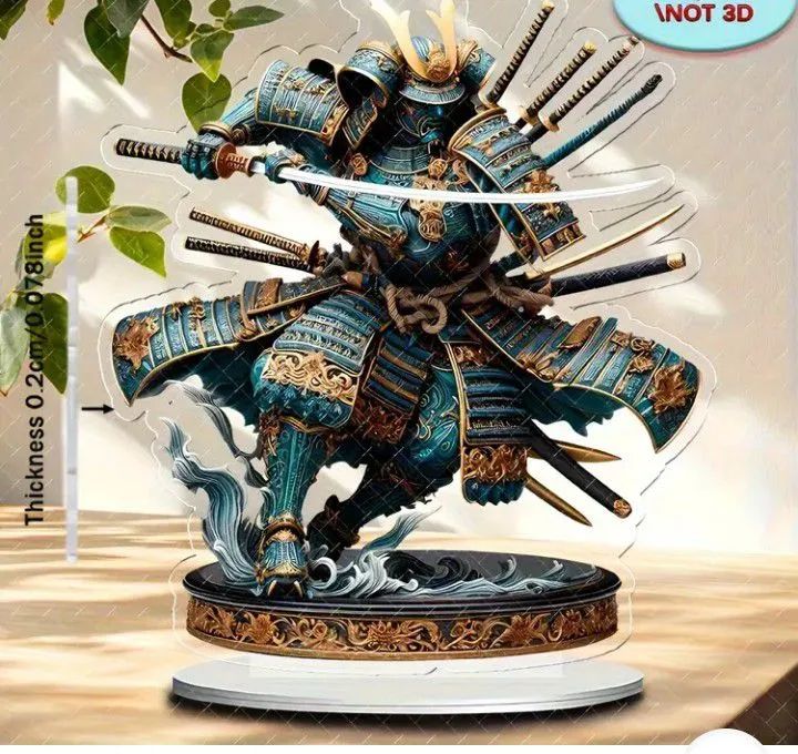 Decoração de mesa (Samurai 3D) - Foto 4
