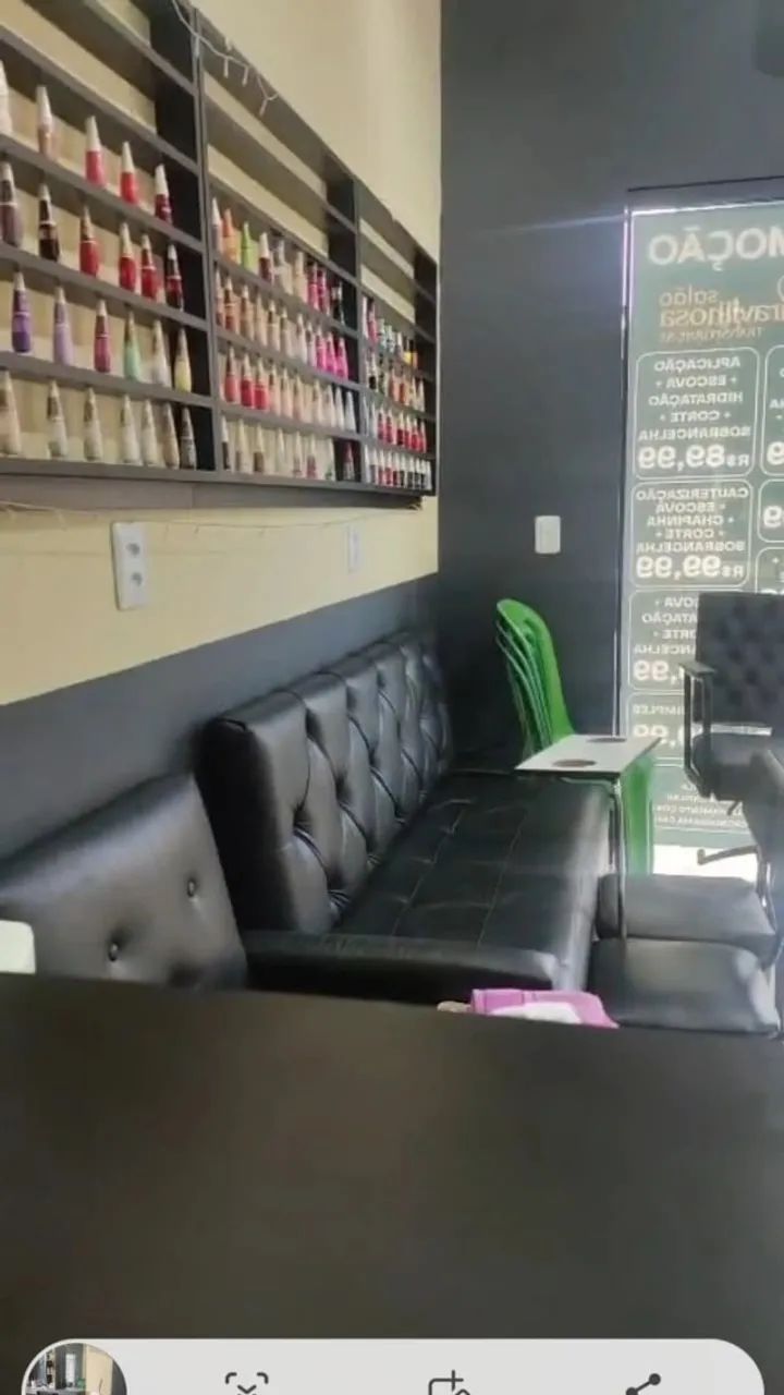 BARBEARIA / SALÃO MONTADO, COM DUAS CADEIRAS PROX AUGUSTO MONTENEGRO - Foto 2