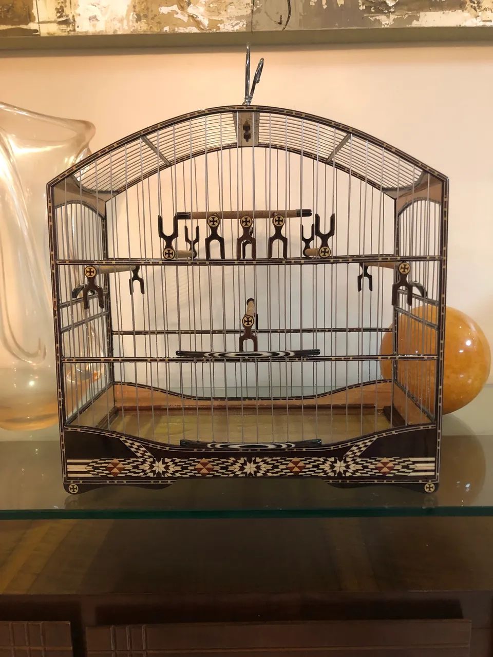 Gaiola de torneio para coleiro - Luxo - Foto 6