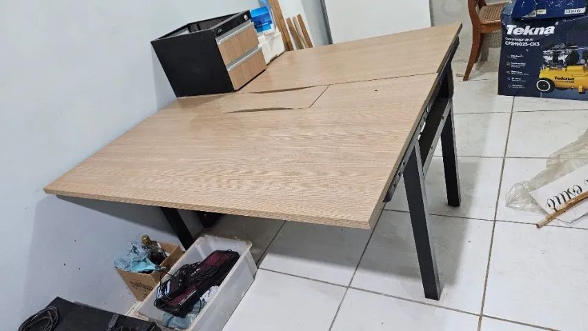 Mesa Modular de Escritório (1,36x1,40) - Foto 2
