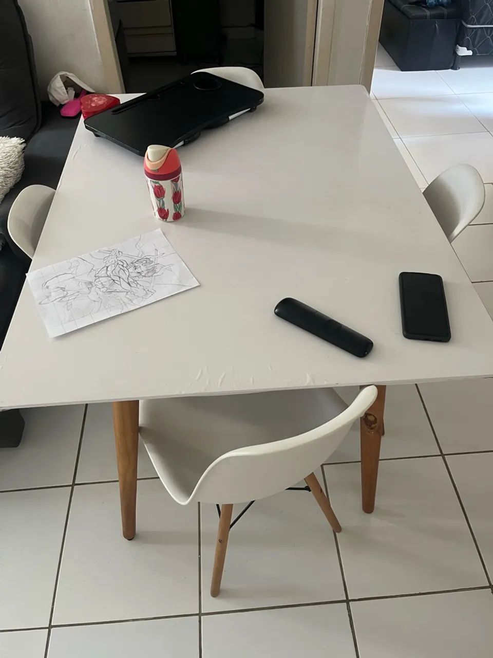Mesa com 4 cadeiras  - Foto 4